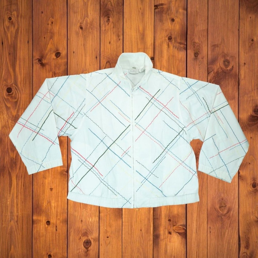 Vintage‎ Koret Francisca Women’s Zip Up Jacket Size S Petites Embroidered